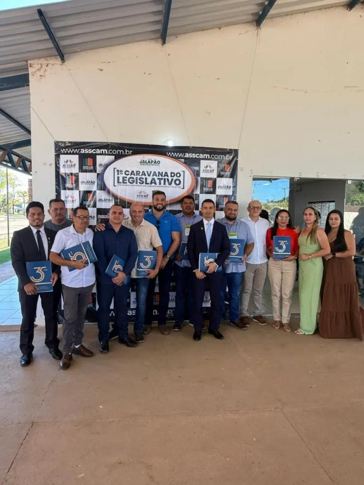 Toinho da Prefeitura lidera a primeira Caravana Legislativa em São Félix do Tocantins com vereadores de Augustinópolis, pré-candidato André Luiz e o ex prefeito Júlio Oliveira 